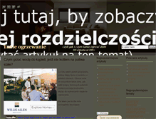 Tablet Screenshot of ogrzewanie.drewnozamiastbenzyny.pl